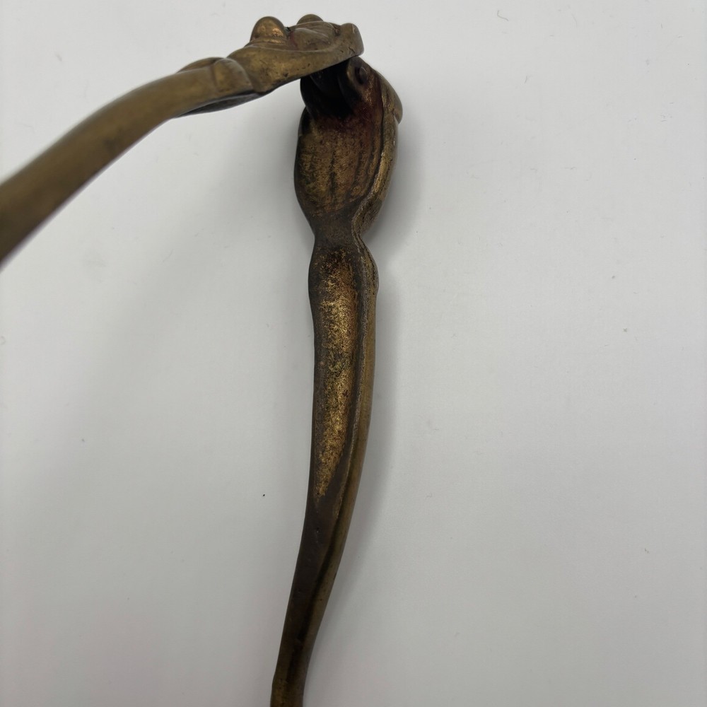 Vintage Brass Jester Nutcracker Whimsical Punch Character Face Novelty Tool