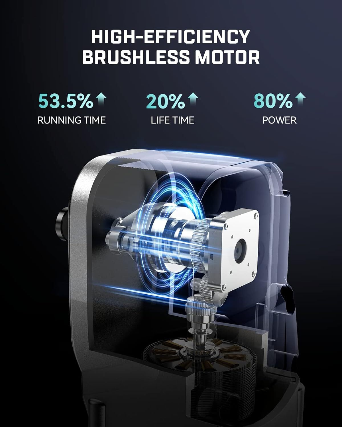 Seesii Cordless 1/2" Right Angle Impact Wrench Kit w/ 2*Batteries 220Ft-lbs tool