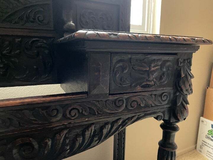 Early 1800’s antique Hall tree