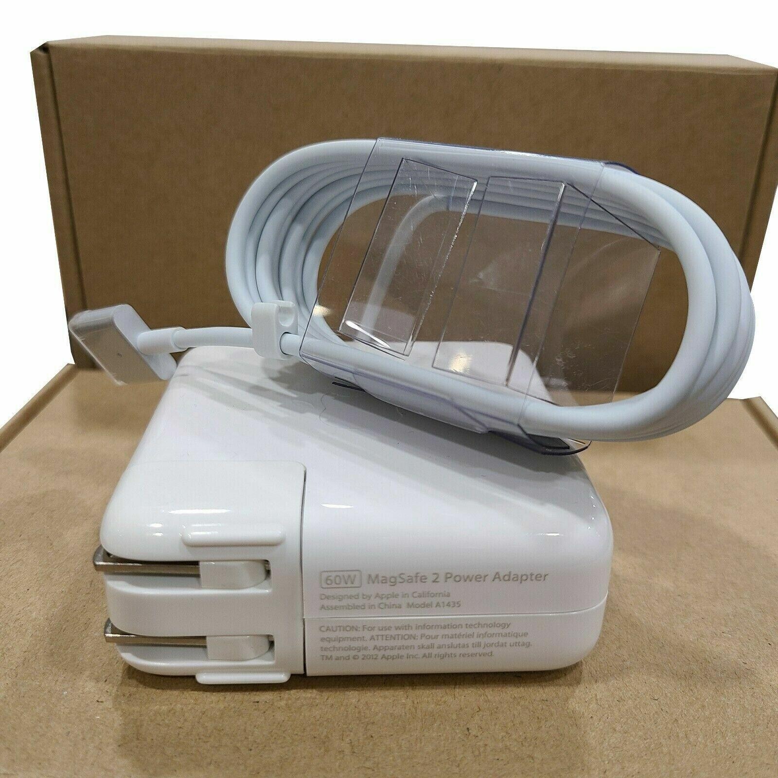 Genuine OEM 60W Magsafe 2 Adapter Charger For Apple Macbook Pro 13" A1435 A1502