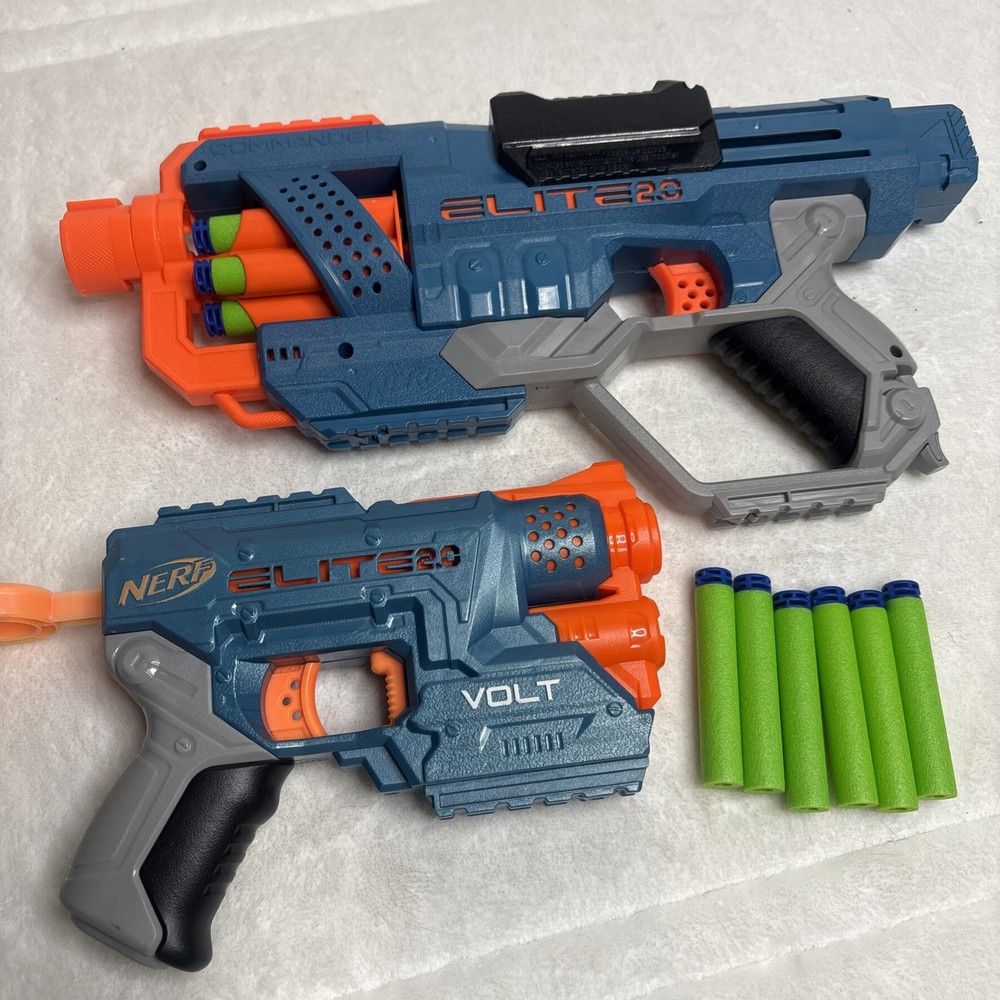 Nerf Elite 2.0 Commander And Volt Bundle Includes 12 Darts