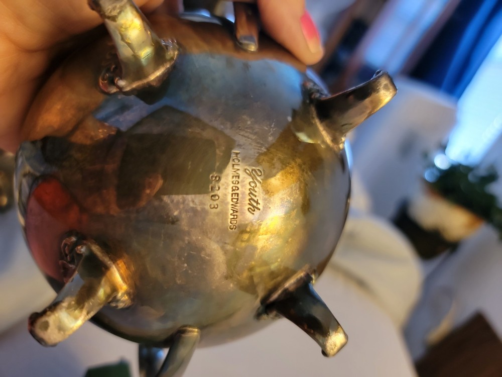 Holmes & Edwards "Youth" Pattern Coffee & Tea Service Set Pots Tray Cream Sugar