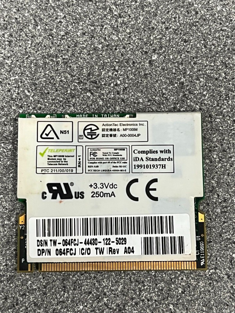 ActionTec MP100IM Internal Modem TRA - 10507909