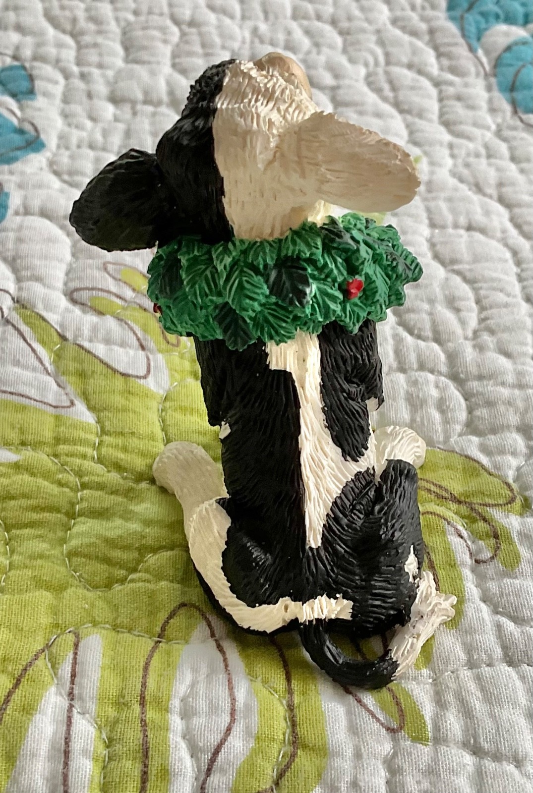 Lot of 9 Random Resin Cow Figurines, 1-3.5"!