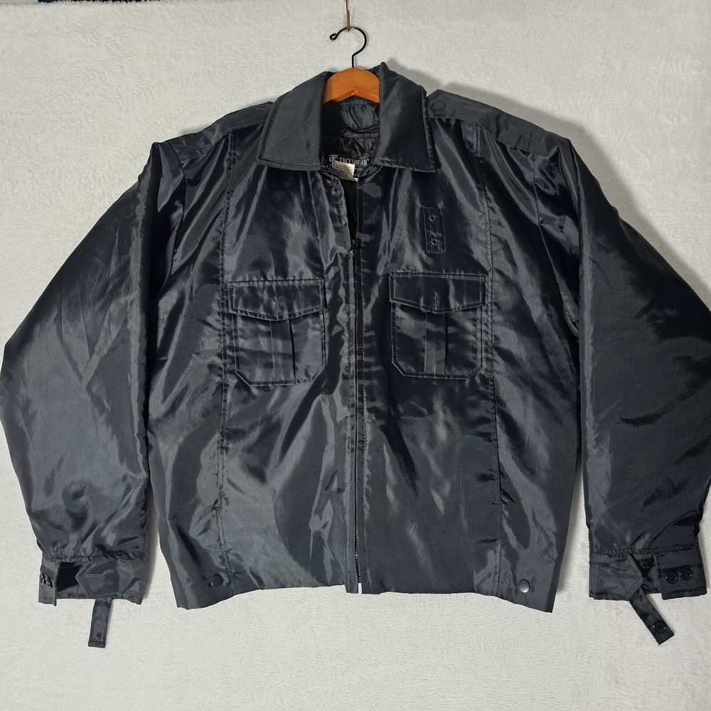 TACT SQUAD Classic Duty Jacket With Removable Liner Size Medium Black