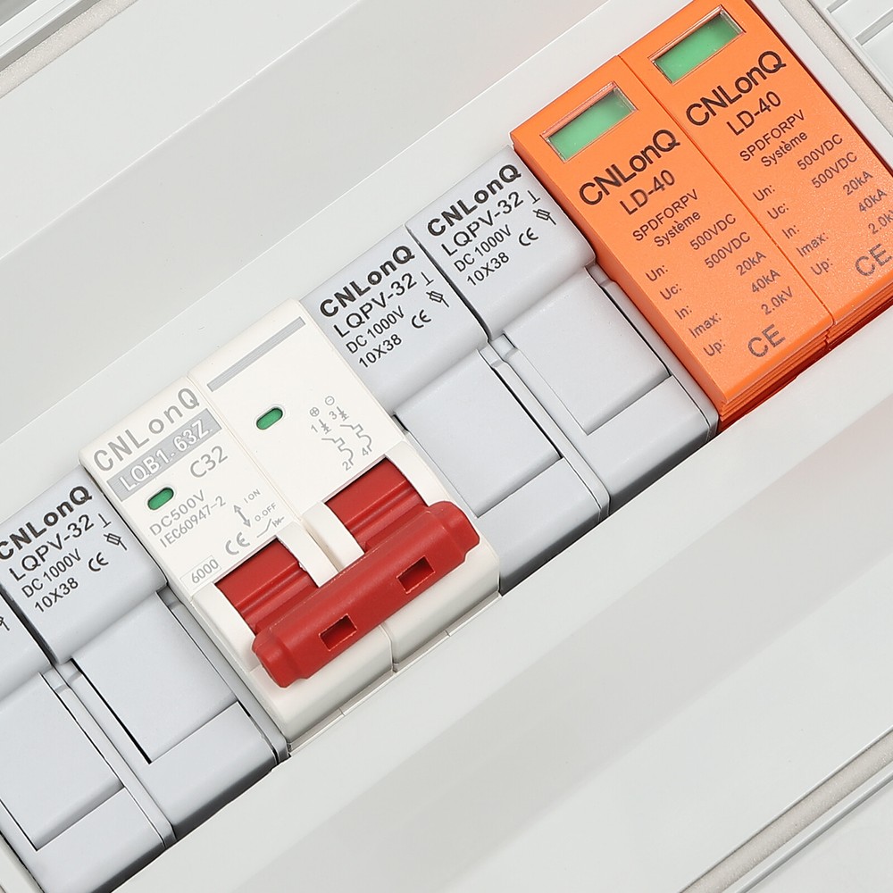 Solar DC String Box Solar Combiner Junction Box Circuit Breaker for Solar Panel