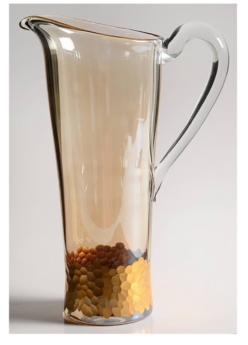 Kim Seybert Gold Paillette Pitcher 48 Oz