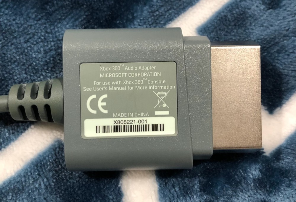 OEM Microsoft Xbox 360 Component HD AV Cable & Audio Adapter Tested