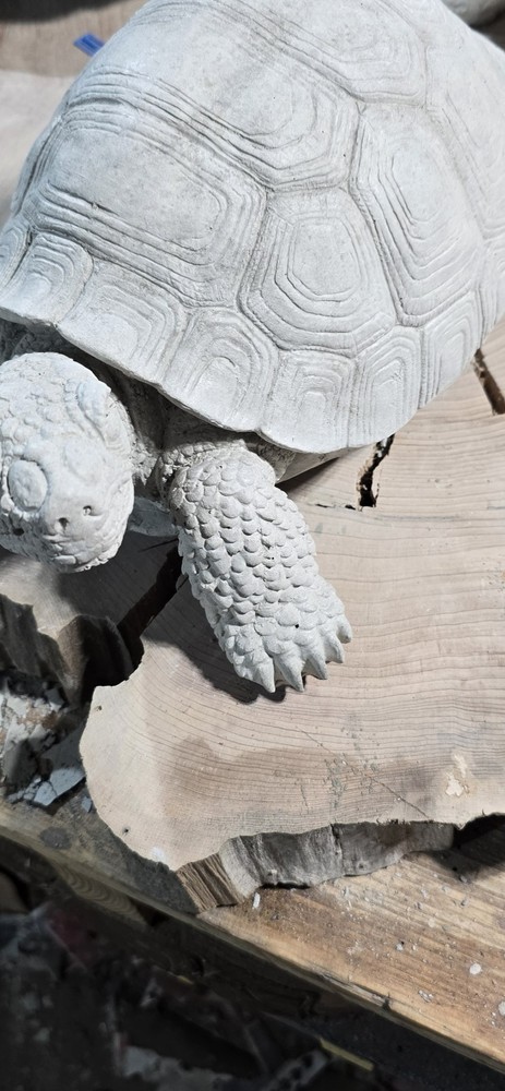 Handade Cement Turtle
