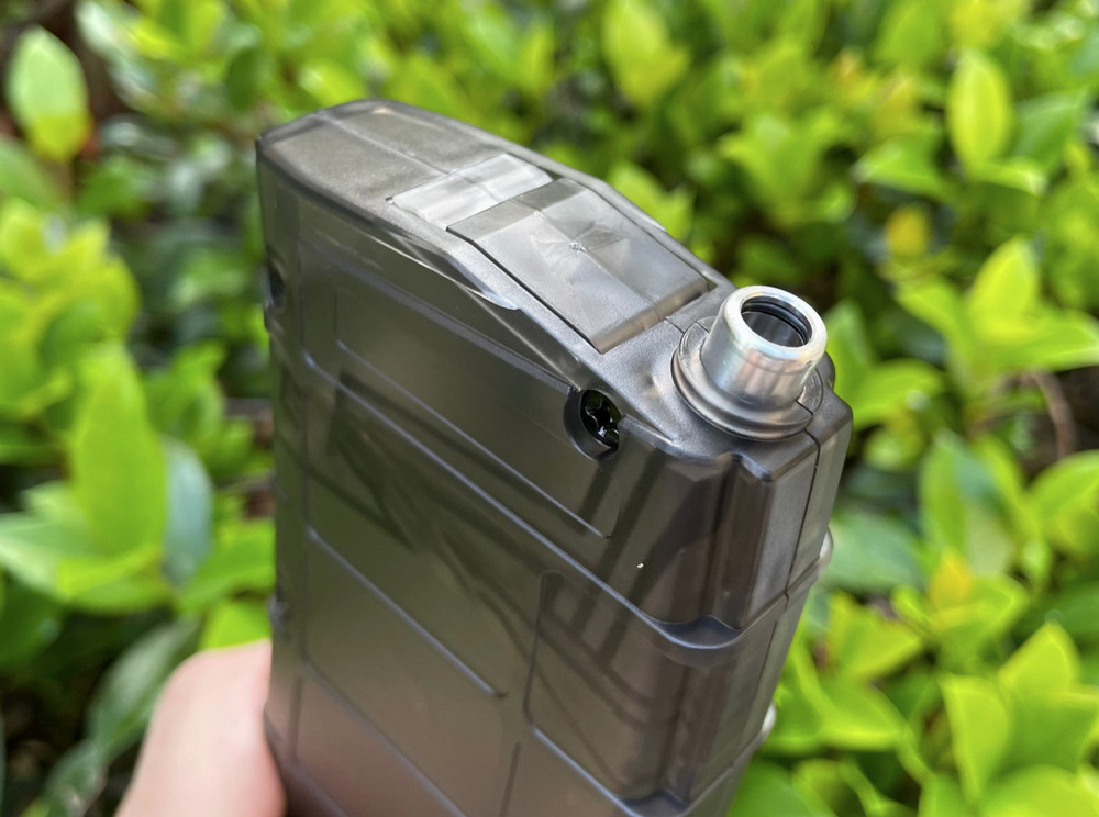 500BB Airsoft Speed Loader, M4 Style, smoke grey