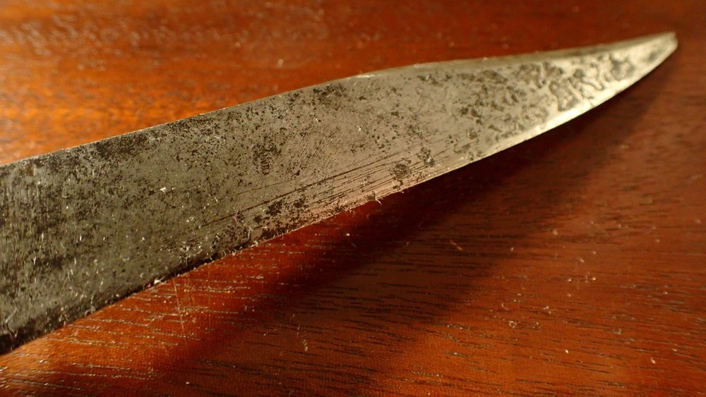 Vintage Antler Handle Fixed Blade Knife