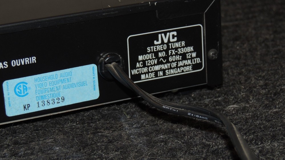 JVC FX-330 FM/AM Computer Controlled Tuner