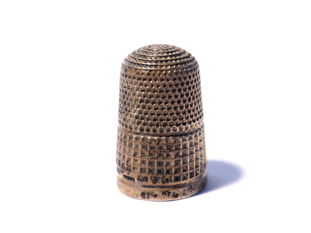 1911 THIMBLE Sterling Silver Size 17 Henry Griffith & Sons #TH4