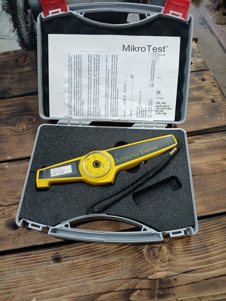 Mikro Test Magnetic Coating Thickness Testing Gauge