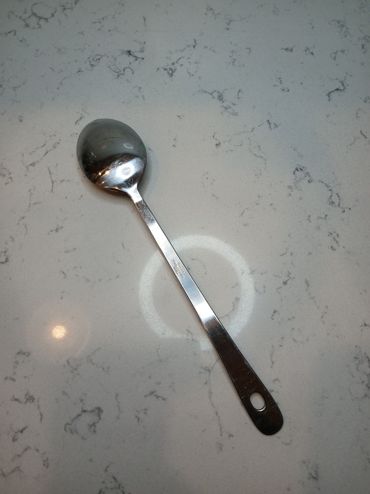 Roscan 13" Solid Serving Spoon Stainless Steel W/Loop