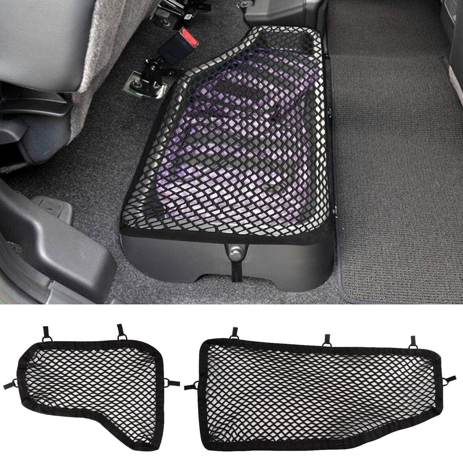 MARCHFA Rear Underseat Storage Mesh Net for Nissan Frontier 2022 2023 Accessory