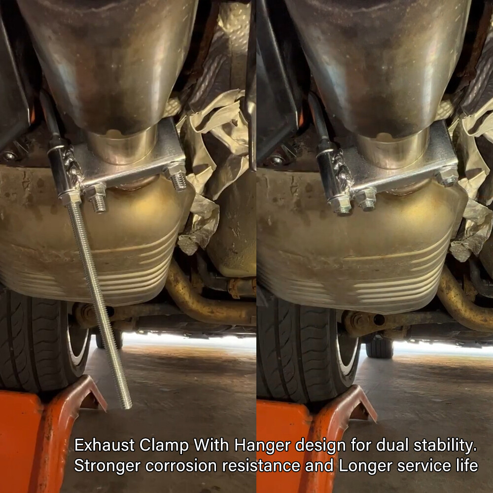 NEW 2.5" Universal Adjustable Clamp-On Exhaust Hanger Fits 2-1/2" Exhaust Pipe