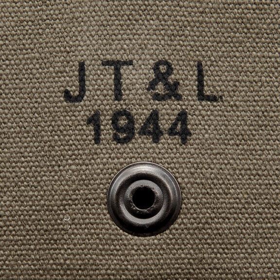 USGI WW2 .30 M1 CARBINE SLING, OILER, & BUTTSTOCK POUCH OD Green Dated 1944