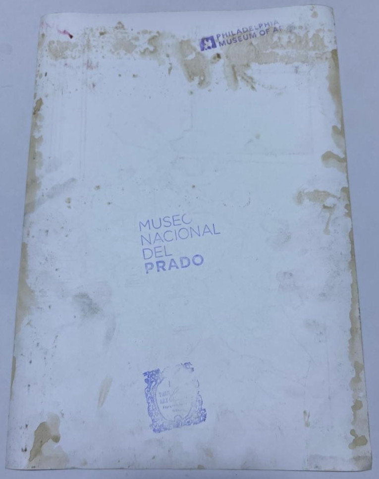 JOHN SINGER SARGENT Drawing on paper (Handmade) signed and stamped mixed media.