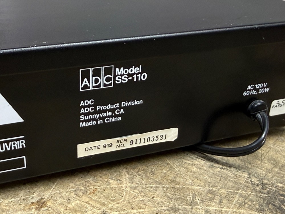 ADC SS-110 Sound Shaper Stereo Frequency Equalizer