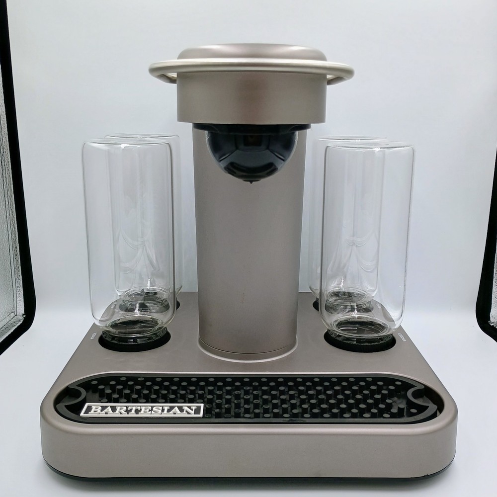 Bartesian Automatic Cocktail Maker – 5 Bottle System plus Shot glasses
