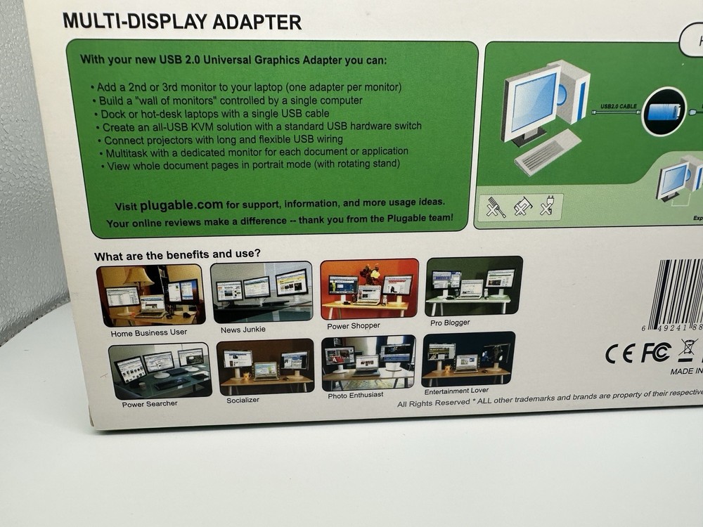 Plugable Usb 2.O uga