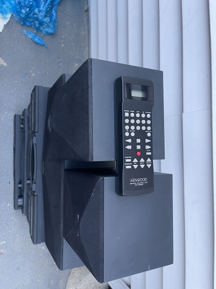kenwood stereo amplifier,Surround processor,Compact disc and Cassette deck