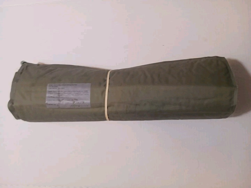 USGI Surplus Self-Inflating Sleeping Mat/Pad Forest Green EXC