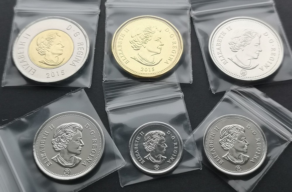 ***CANADA 2015 UNCIRCULATED COINS SET ***
