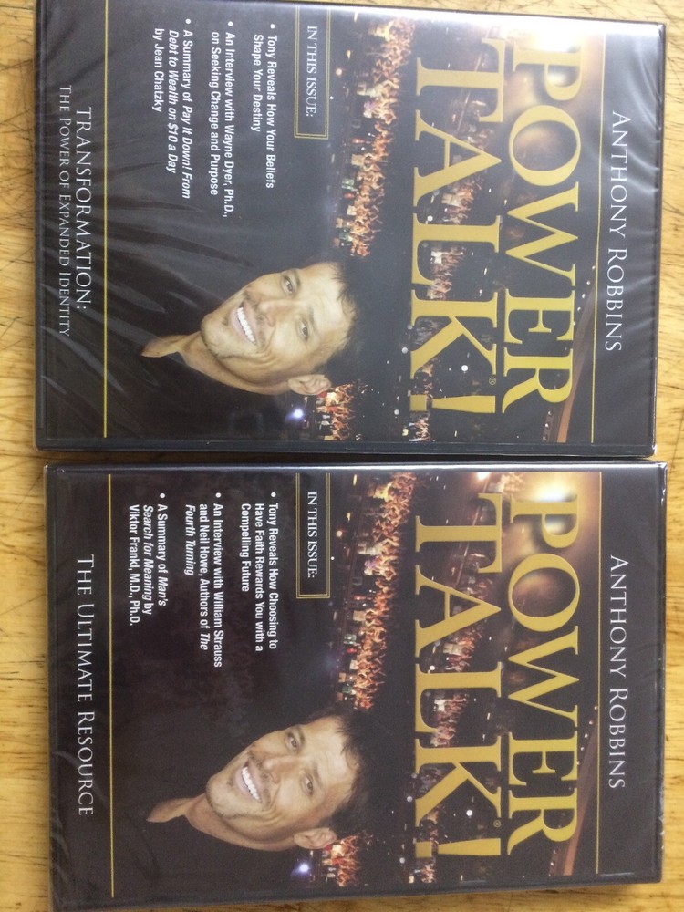 Anthony Robbins Power Talk Transformation & The Ultimate Resource CD Sets audio