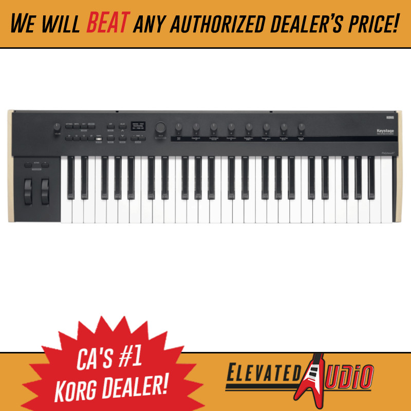 Korg Keystage 49 49-Key MIDI Controller with MIDI 2.0  & Polyphonic Aftertouch !
