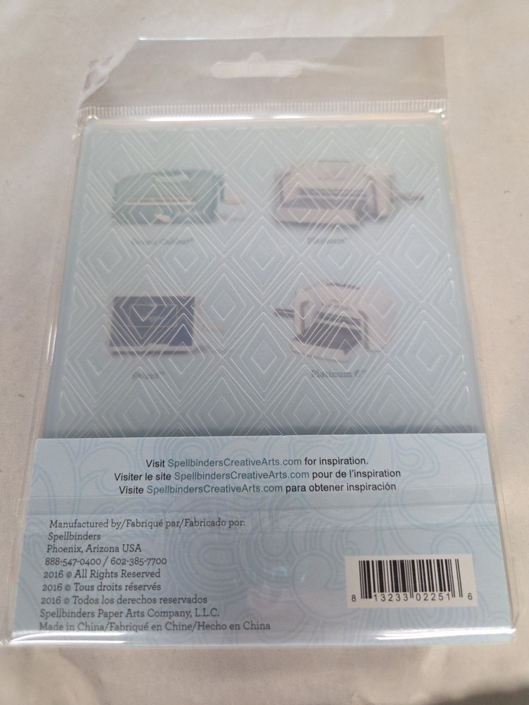 Spellbinders Embossing Folders - Wonky Diamonds