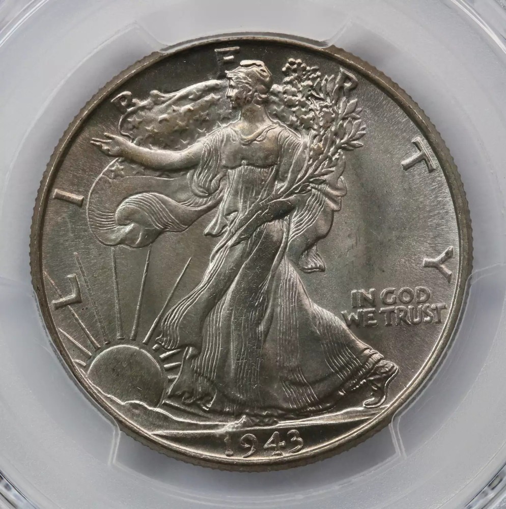 1943 Walking Liberty Half Dollar PCGS MS67