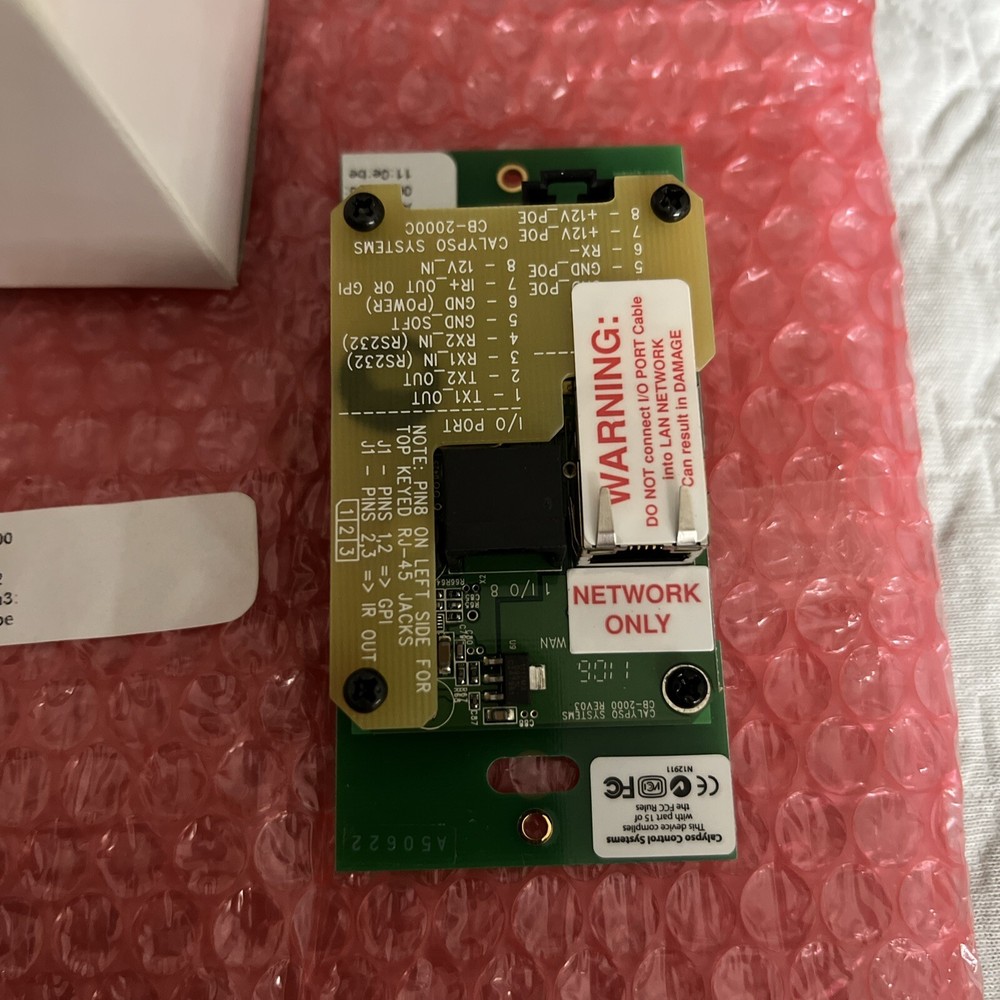 GENUINE Calypso Control Systems CB-2000 Network Control Panel New