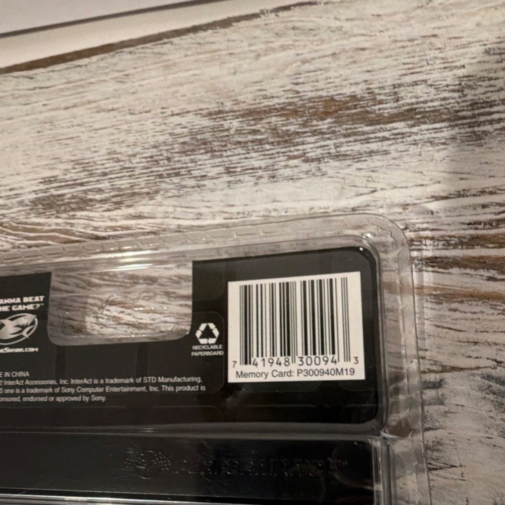 InterAct PS one Memory Card 15 Blocks Blue with Bonus Storage Case