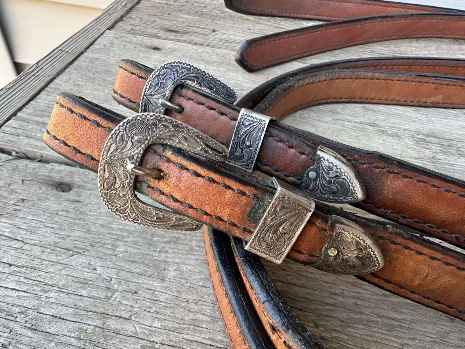 Horse Tack - Broken Horn Leather Western Split Reins