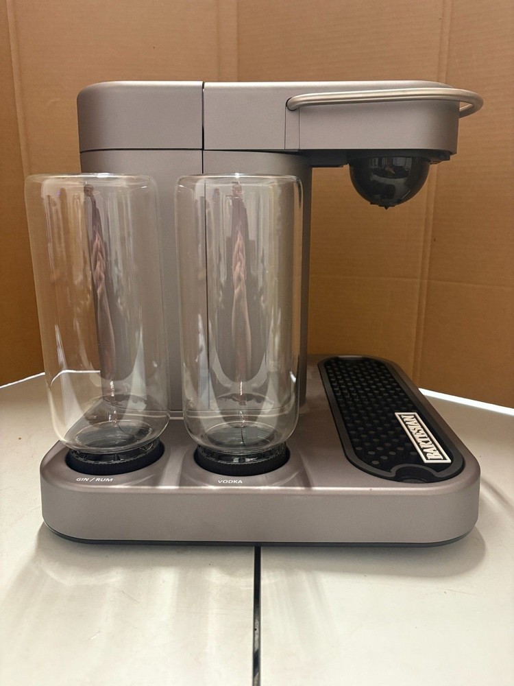 Bartesian Premium Cocktail Maker Machine w 4 Glass Bottles