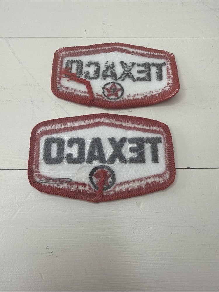 (2)Vintage Texaco Patches