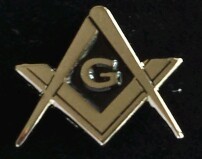 Freemason Masonic Square and Compass Lapel Pin