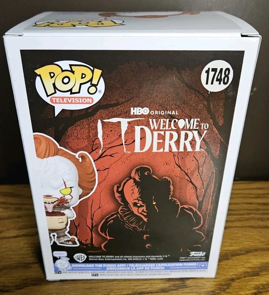 Funko Pop Television IT Welcome to Derry Pennywise 1748 With Protector