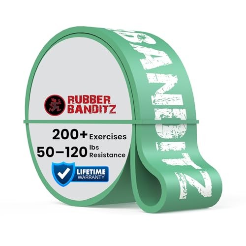 Pull Up Assist Resistance Bands Heavy Duty Loop Exercise Workout Bands Green