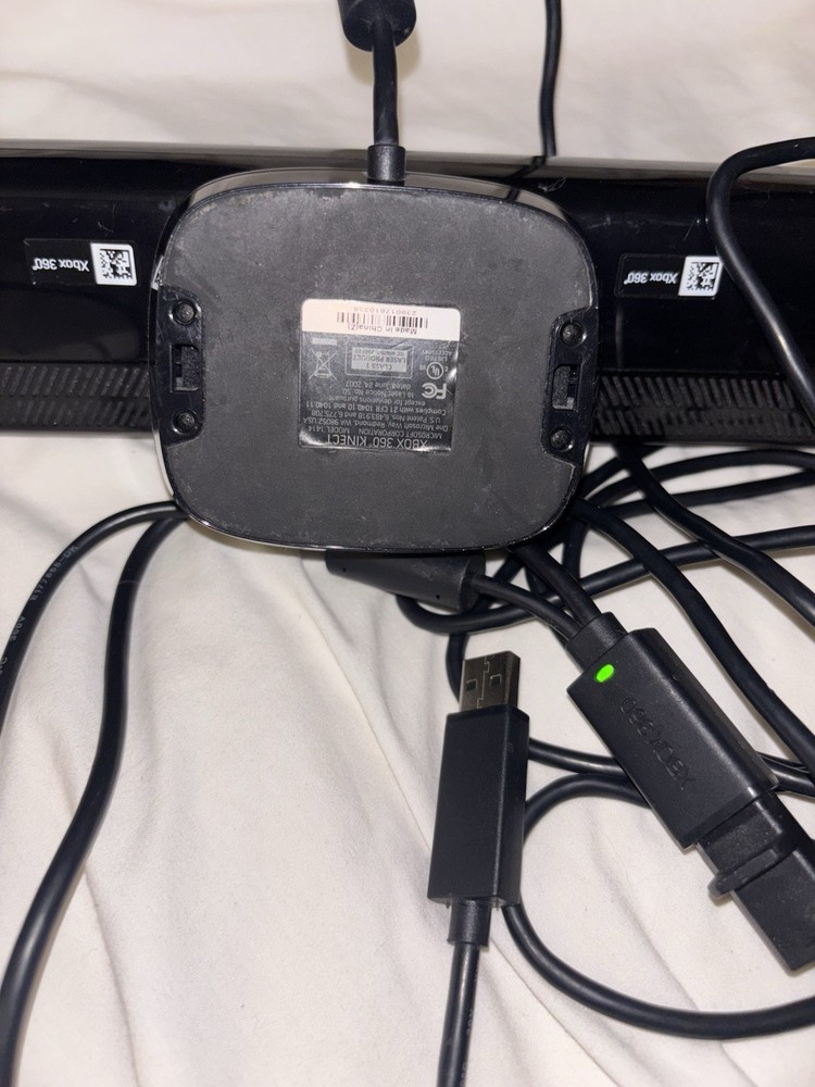 Xbox 360 Kinect Motion Sensor Includes Power Cord Tested Working Powers On