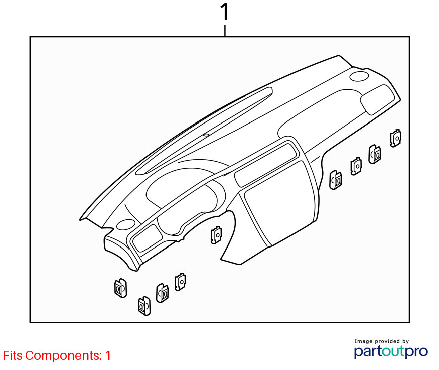 Dash Panel Fits 11-18 JETTA 10310953