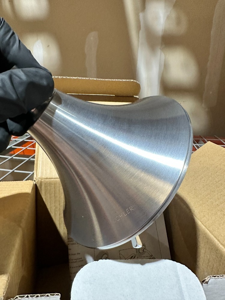 NEW Kohler 22169-G Forte Multi-Function 3 function Shower Head - Brushed Chrome