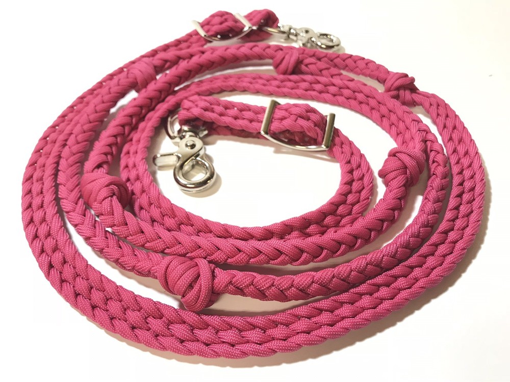 Barrel Reins fuschia