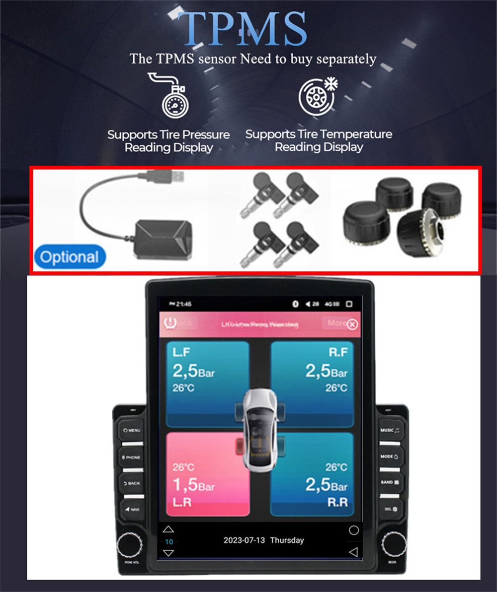 Car Stereo Radio For Apple Carplay Fit For Dodge RAM 1500 2500 2013-2019 GPS BT