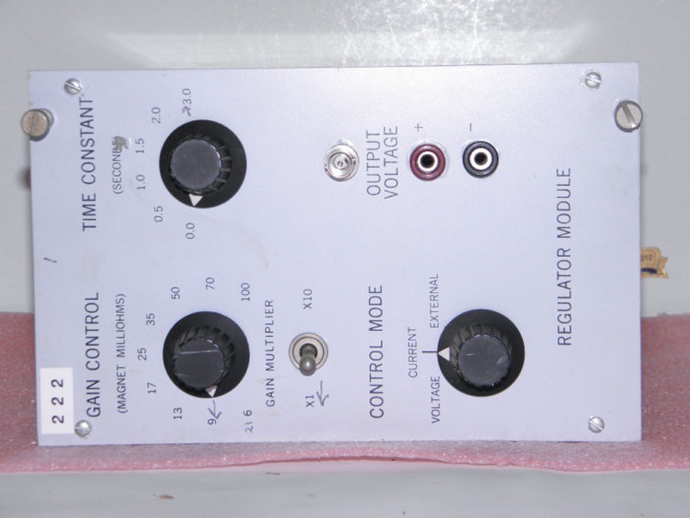 NIM VOLTAGE REGULATOR MODULE GAIN CONTROL TIME CONSTAN