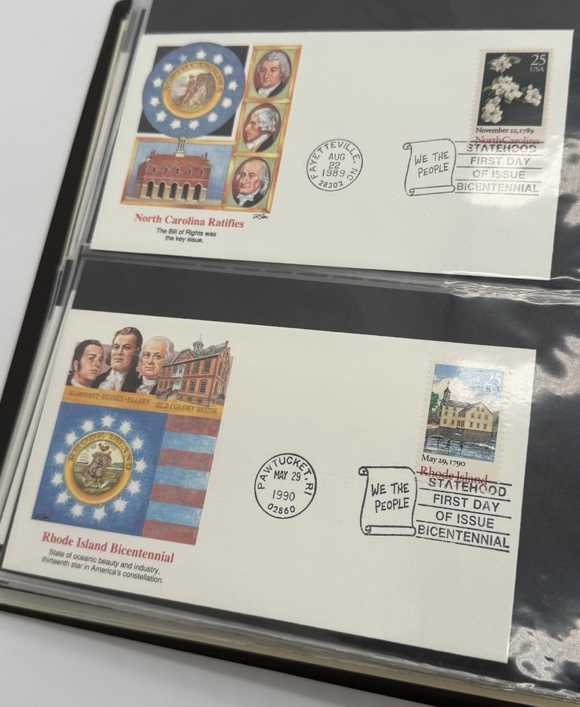 Commemorative First Day Issue Envelope/Postcard Collection Book ￼