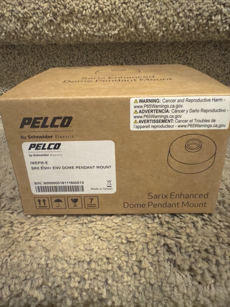 Pelco Saris Enhanced Dome Pendant Mount