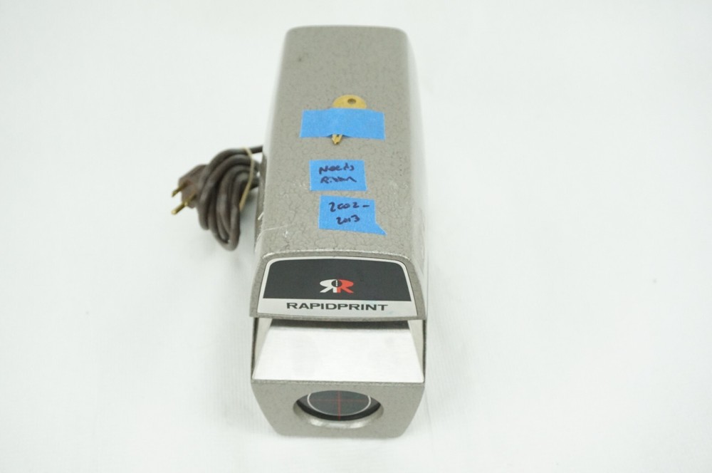 Rapidprint AR-E Time Clock Stamp Needs Ribbon 2002-2013